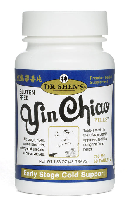 bottle of Dr. Shen's Yin Chiao pills